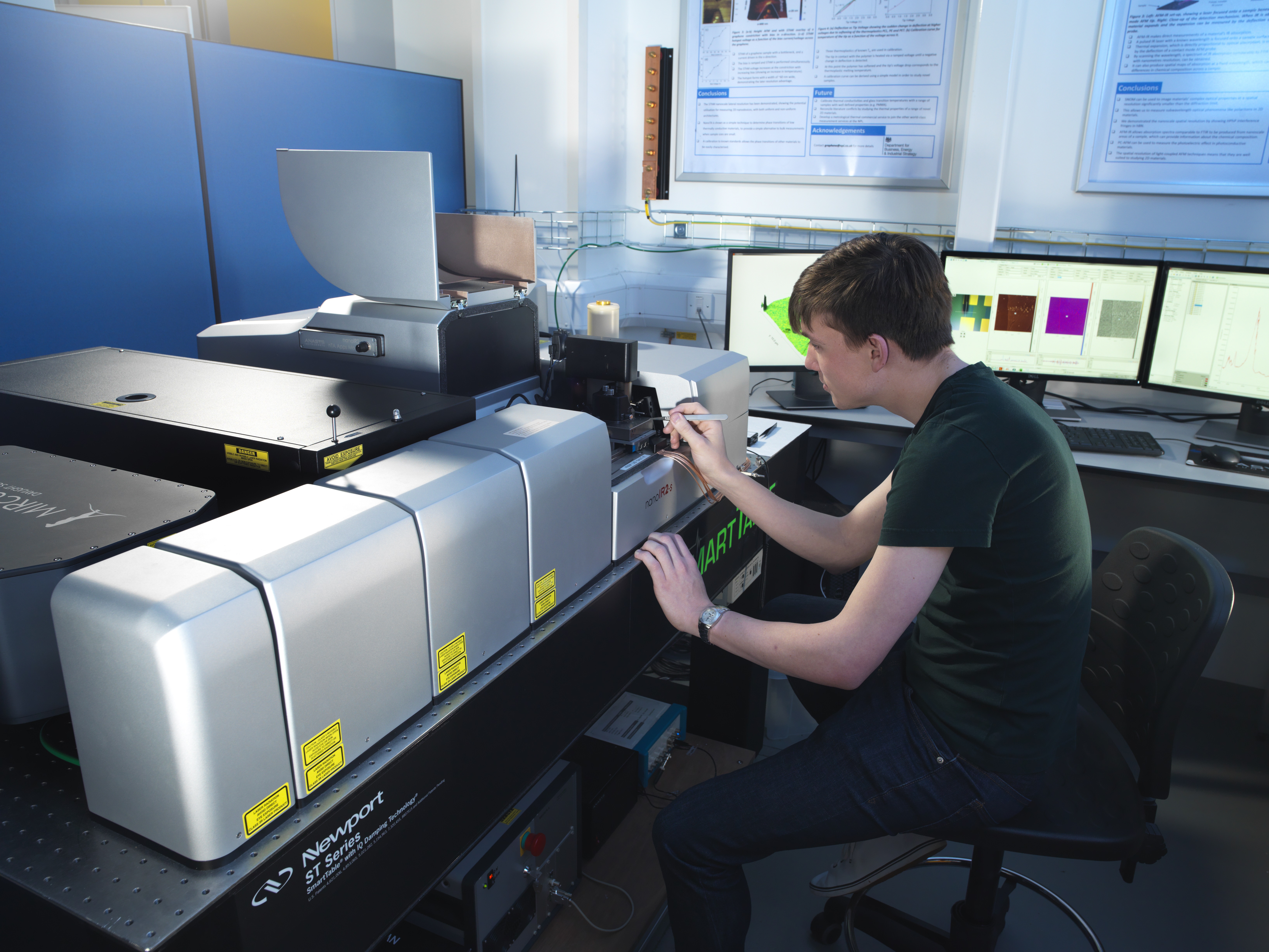 /getattachment/d40fdf5d-083d-4229-bcec-c2cdde5a022e/Optoelectronic-Metrology-on-the-Nanoscale2.jpg?lang=en-US Mid-IR and visible s-SNOM facilities at NPL (Teddington site).
